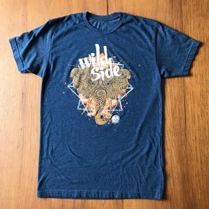 Cannabis tee - Orange bohemian elephant